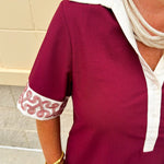 Embroidered Haven Mini Dress - The Pink Pineapple 850