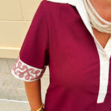 Embroidered Haven Mini Dress - The Pink Pineapple 850