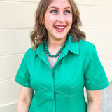 Emerald Breeze Necklace - The Pink Pineapple 850