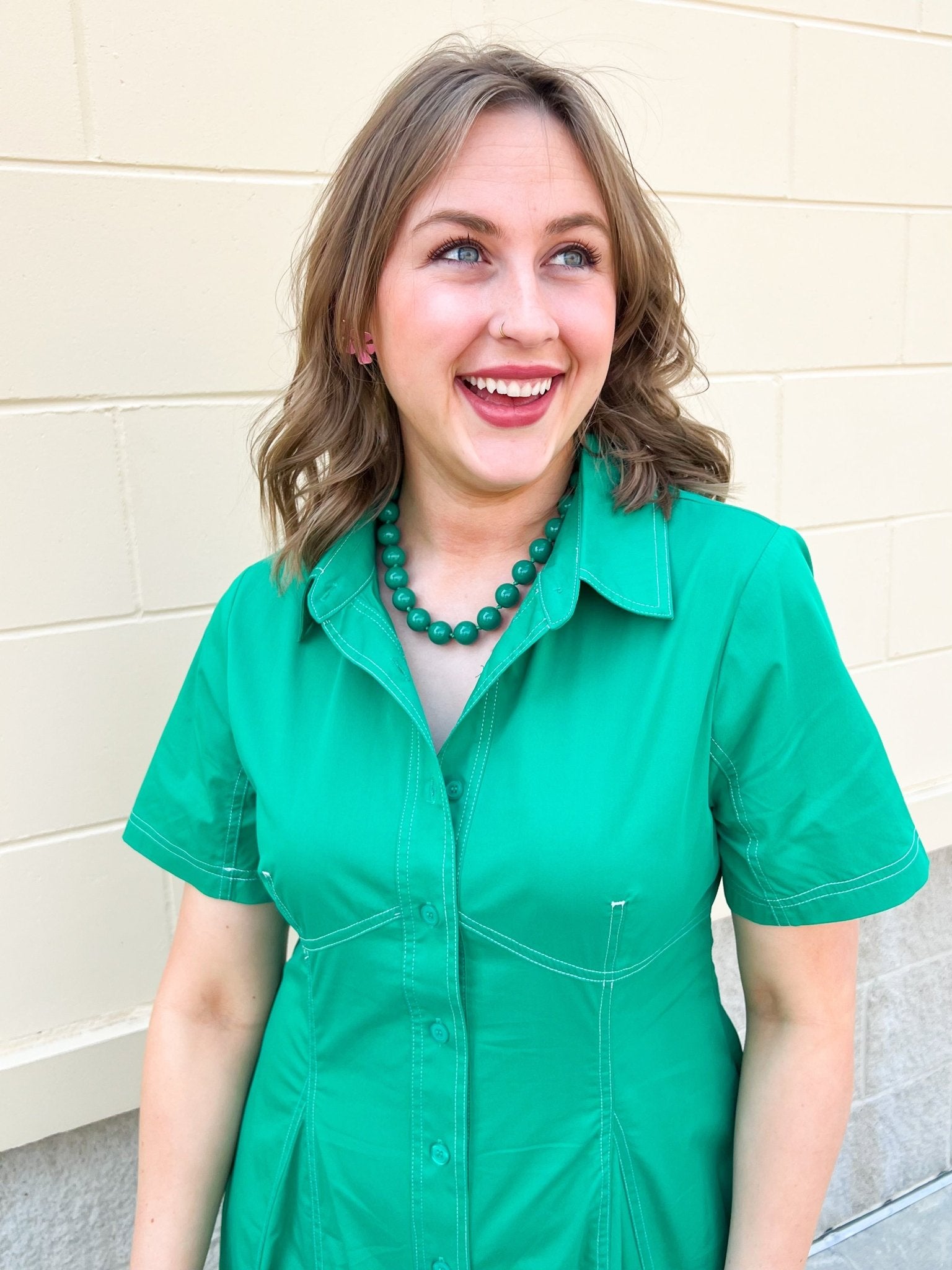 Emerald Breeze Necklace - The Pink Pineapple 850