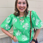 Emerald Daydream Top - The Pink Pineapple 850