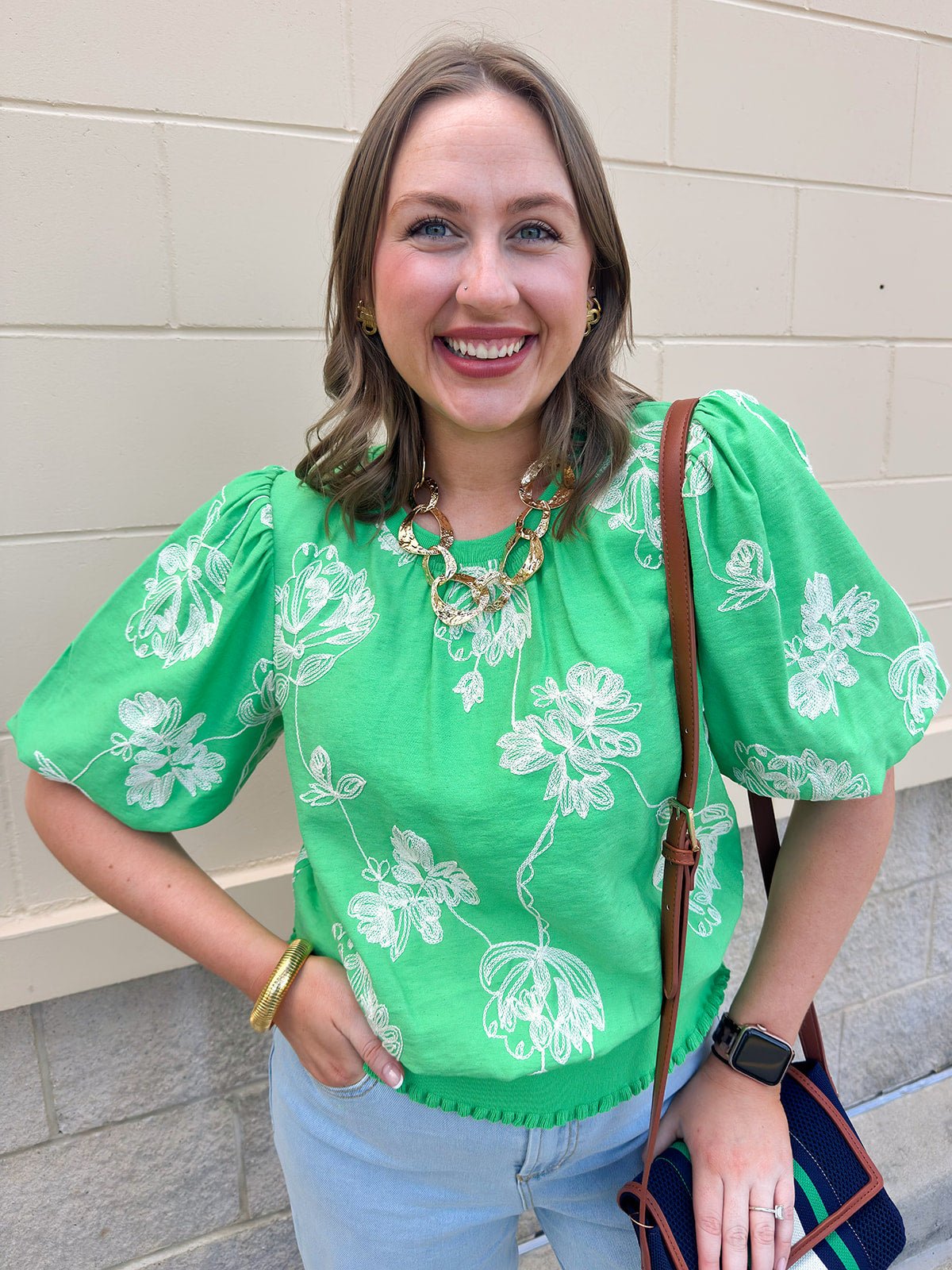 Emerald Daydream Top - The Pink Pineapple 850