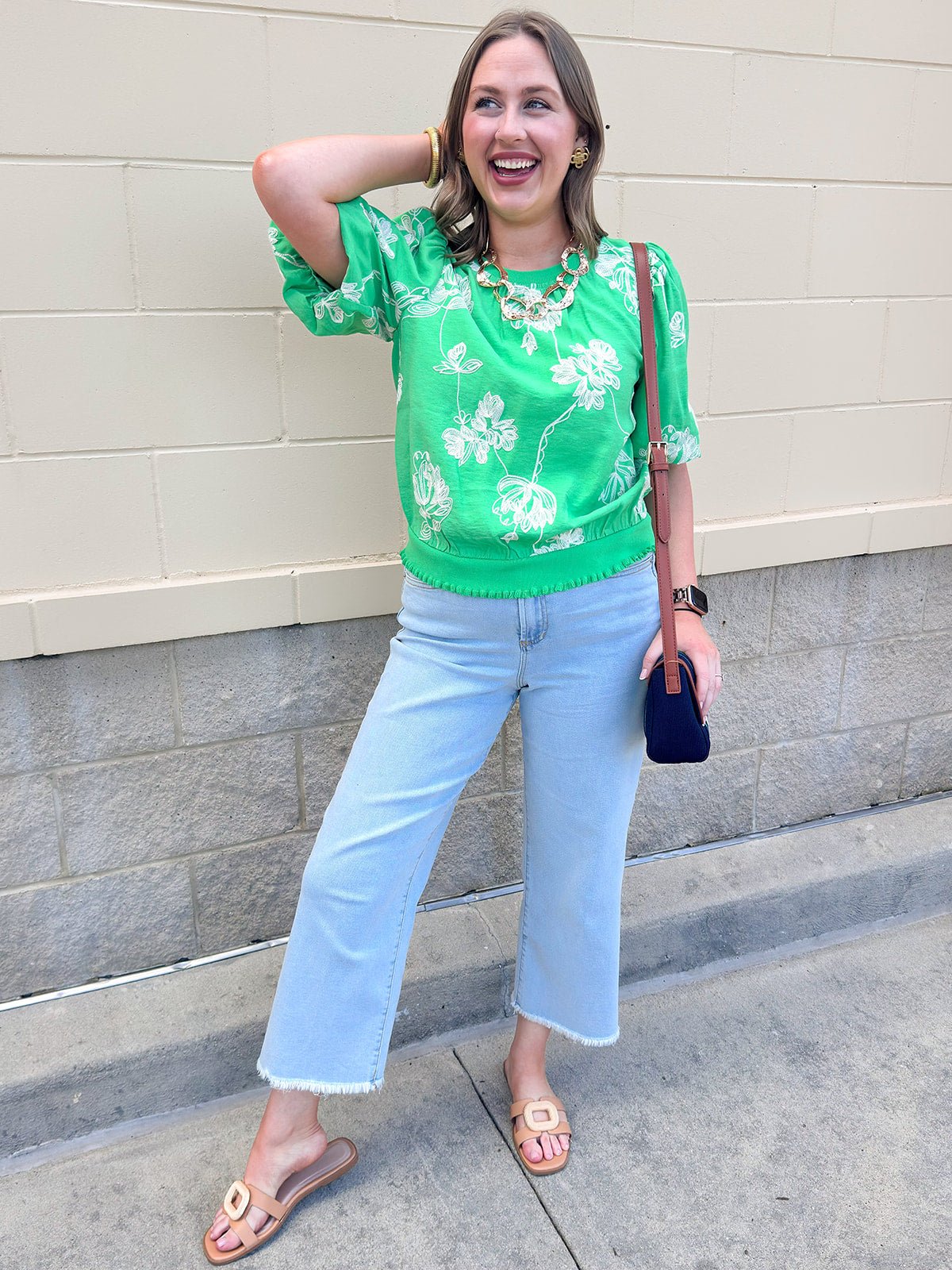 Emerald Daydream Top - The Pink Pineapple 850