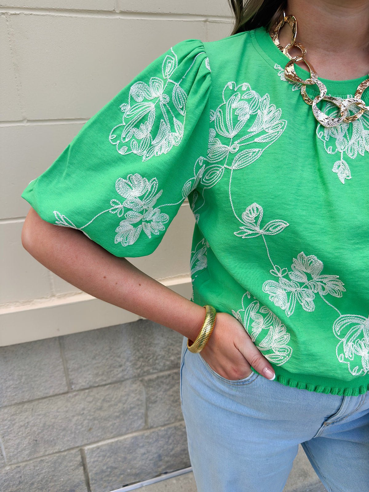 Emerald Daydream Top - The Pink Pineapple 850