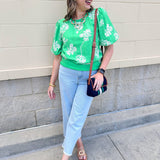 Emerald Daydream Top - The Pink Pineapple 850