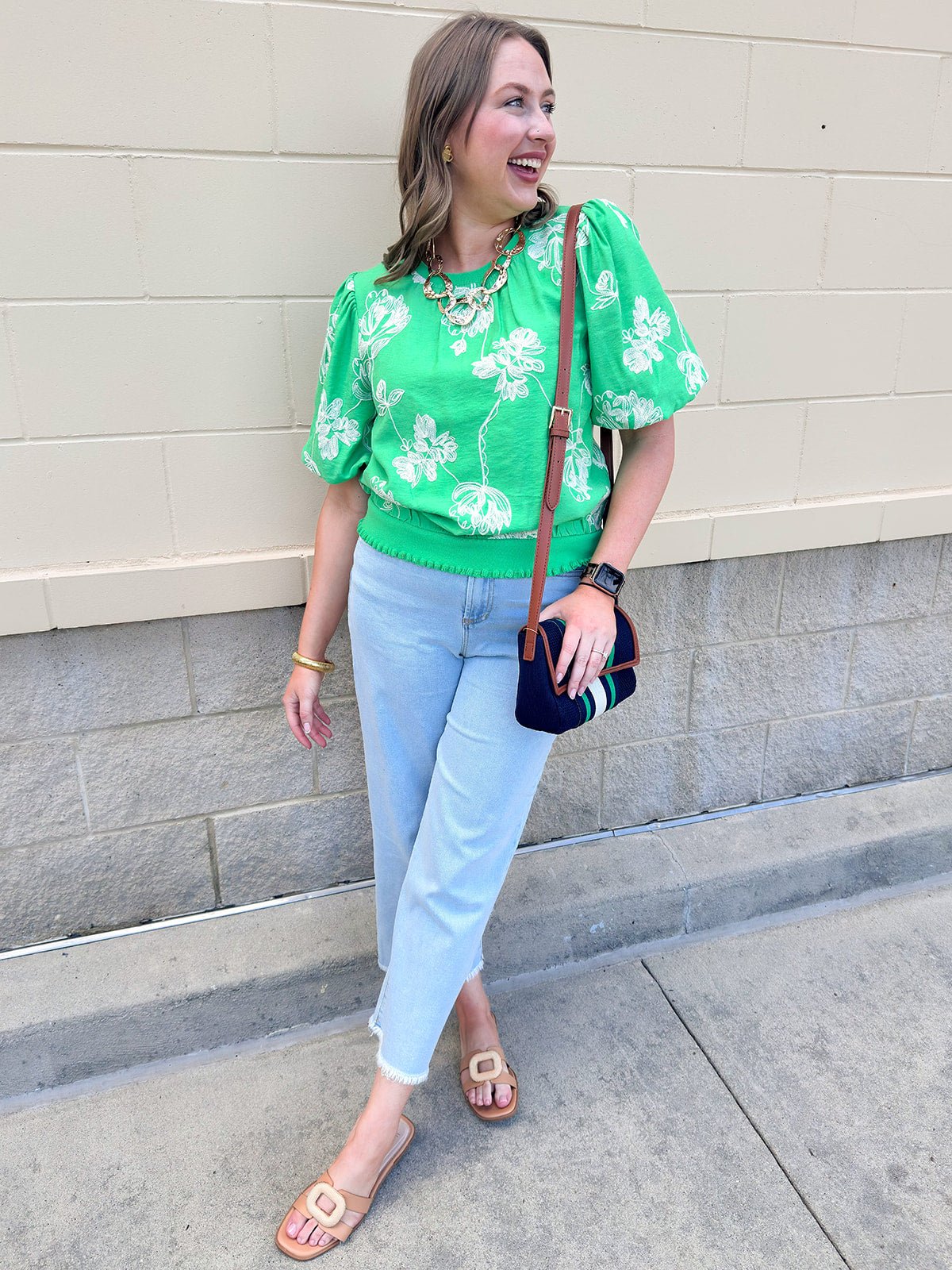 Emerald Daydream Top - The Pink Pineapple 850