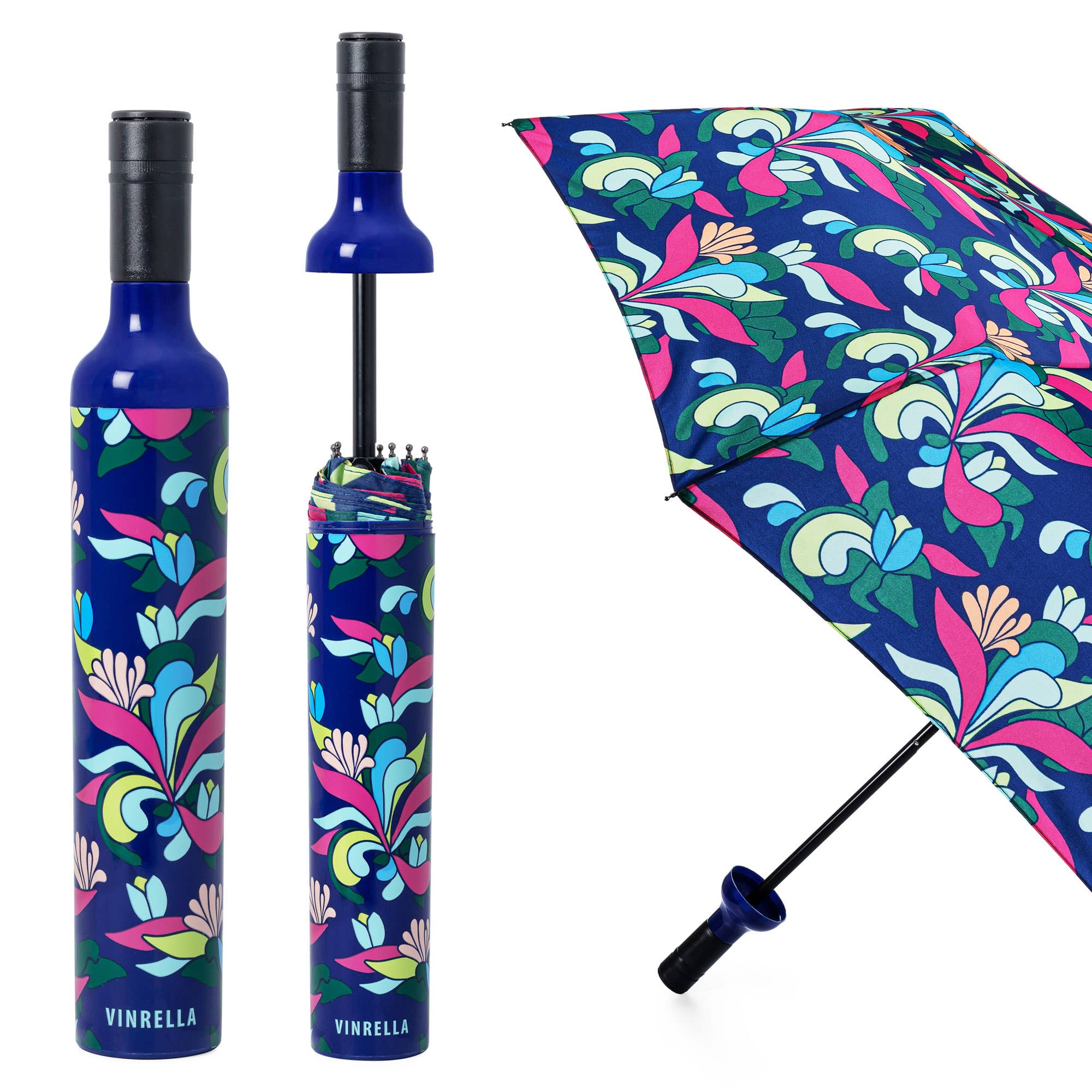 Emmeline Bottle Umbrella - The Pink Pineapple 850