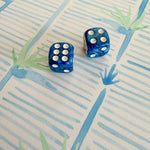 Empress Blue Mahjong Dice - The Pink Pineapple 850