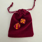 Empress Garnet Mahjong Dice - The Pink Pineapple 850