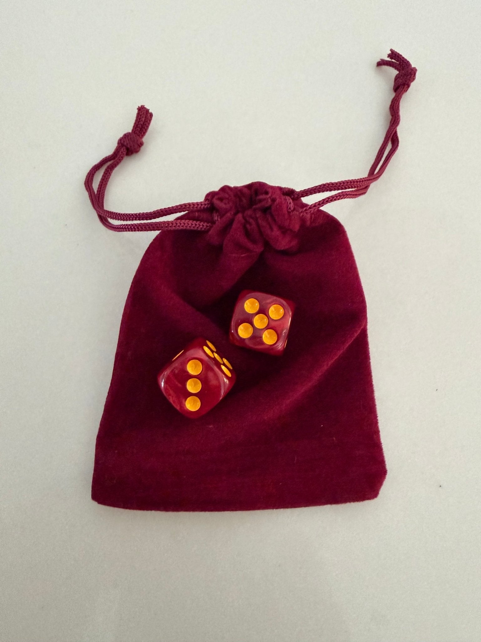 Empress Garnet Mahjong Dice - The Pink Pineapple 850