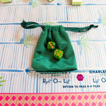 Empress Green Mahjong Dice - The Pink Pineapple 850