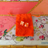 Empress Orange Mahjong Dice - The Pink Pineapple 850