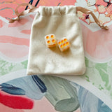 Empress Pearlescent Mahjong Dice - The Pink Pineapple 850