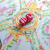 Empress Pink Mahjong Dice - The Pink Pineapple 850