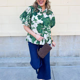 [Entro] Forest Floral Blouse - The Pink Pineapple 850