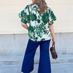 [Entro] Forest Floral Blouse - The Pink Pineapple 850