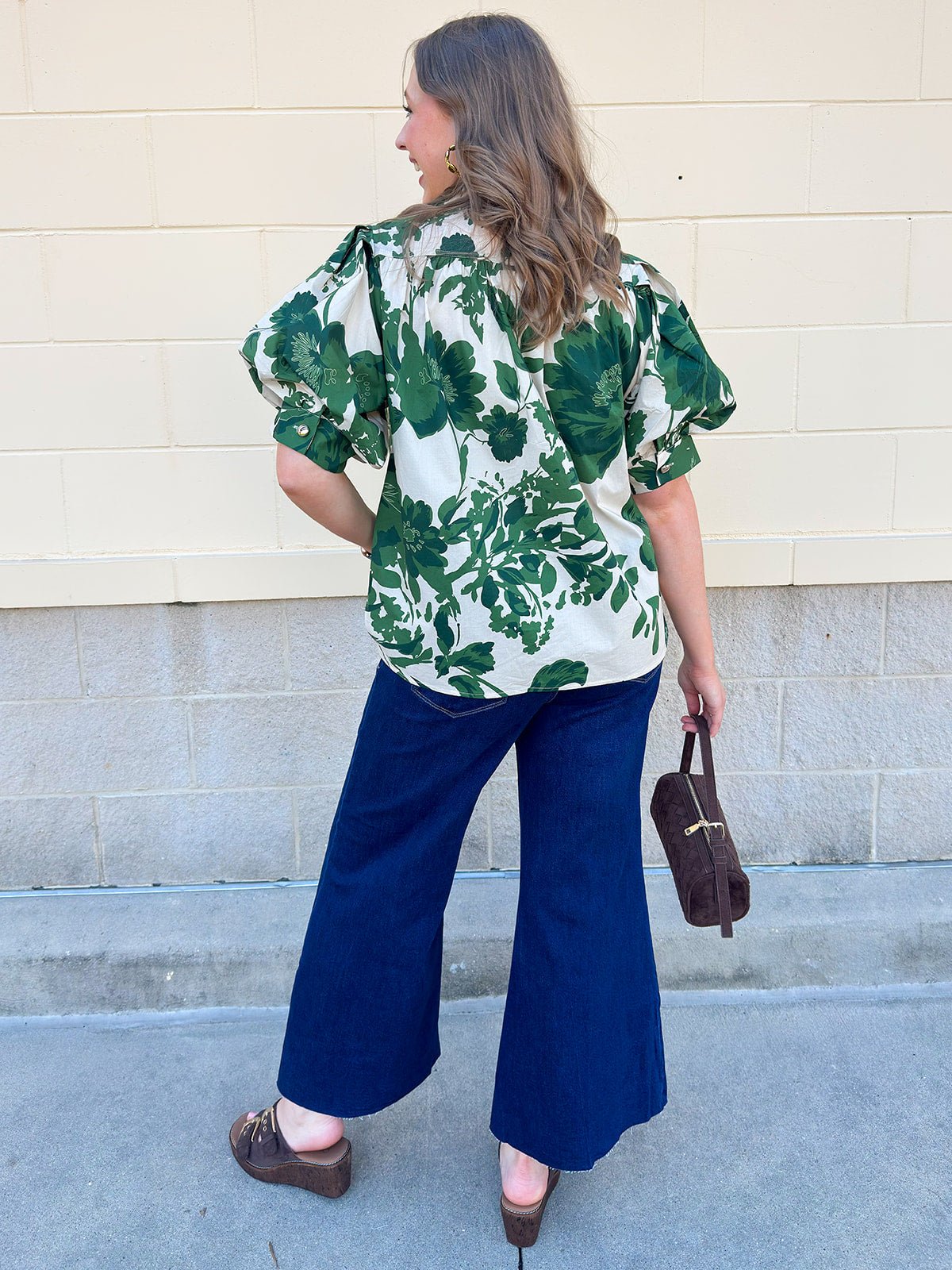[Entro] Forest Floral Blouse - The Pink Pineapple 850