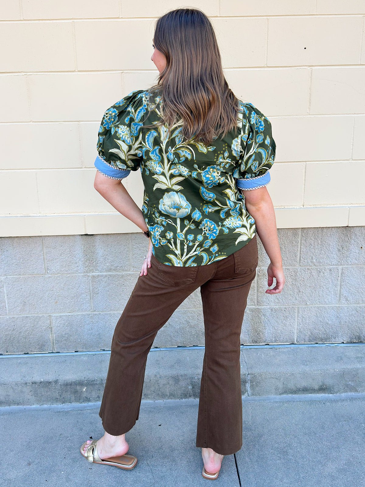 [Entro] Wildflower Lane Blouse - The Pink Pineapple 850