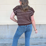 Espresso Charm Knit Top - The Pink Pineapple 850