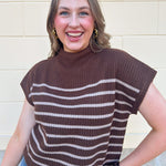 Espresso Charm Knit Top - The Pink Pineapple 850