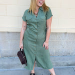Eucalyptus Maxi Dress - The Pink Pineapple 850