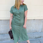 Eucalyptus Maxi Dress - The Pink Pineapple 850