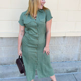 Eucalyptus Maxi Dress - The Pink Pineapple 850
