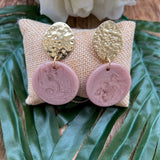 Evening Chic Gold Taupe Earrings - The Pink Pineapple 850