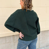 Evergreen Charm Bow Cardigan - The Pink Pineapple 850