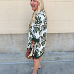 Evergreen Charm Mini Dress - The Pink Pineapple 850