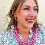 Evergreen Glow Emerald - Cut Gold Dangle Earrings - The Pink Pineapple 850