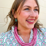 Evergreen Glow Emerald - Cut Gold Dangle Earrings - The Pink Pineapple 850