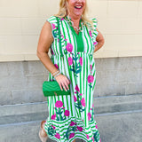 Evergreen Luxe Quilted Crossbody - The Pink Pineapple 850