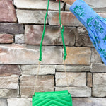 Evergreen Luxe Quilted Crossbody - The Pink Pineapple 850