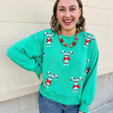 Evergreen Pearl Christmas Tree Dangle Earrings - The Pink Pineapple 850