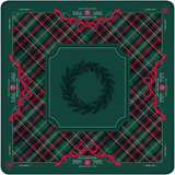 Evergreen & Tartan Christmas Mahjong Mat - The Pink Pineapple 850