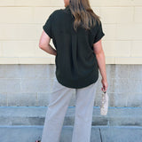Evergreen Texture Top - The Pink Pineapple 850