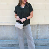 Evergreen Texture Top - The Pink Pineapple 850