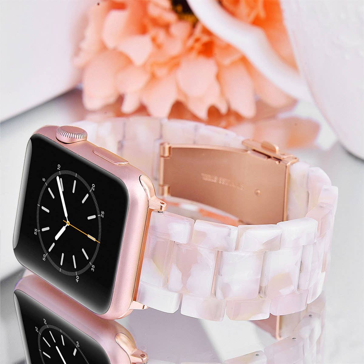 Everyday Resin Watch Band - The Pink Pineapple 850