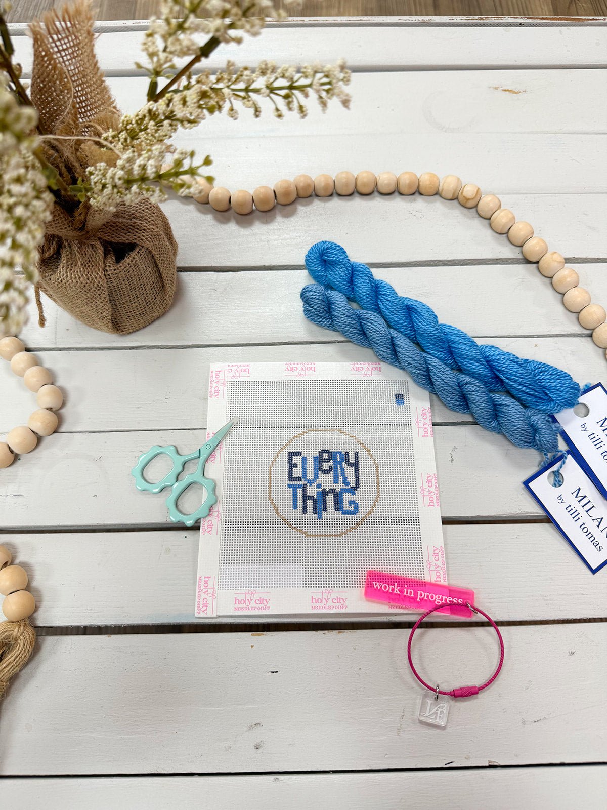 Everything Mini Canvas – Blue - The Pink Pineapple 850