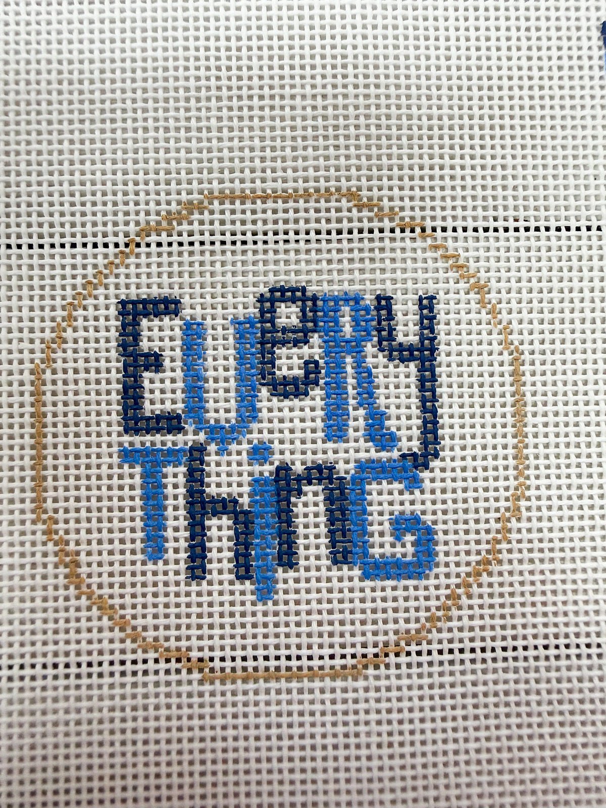 Everything Mini Canvas – Blue - The Pink Pineapple 850