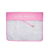 Extra Large In The Works Project Bag | Bubblegum - The Pink Pineapple 850