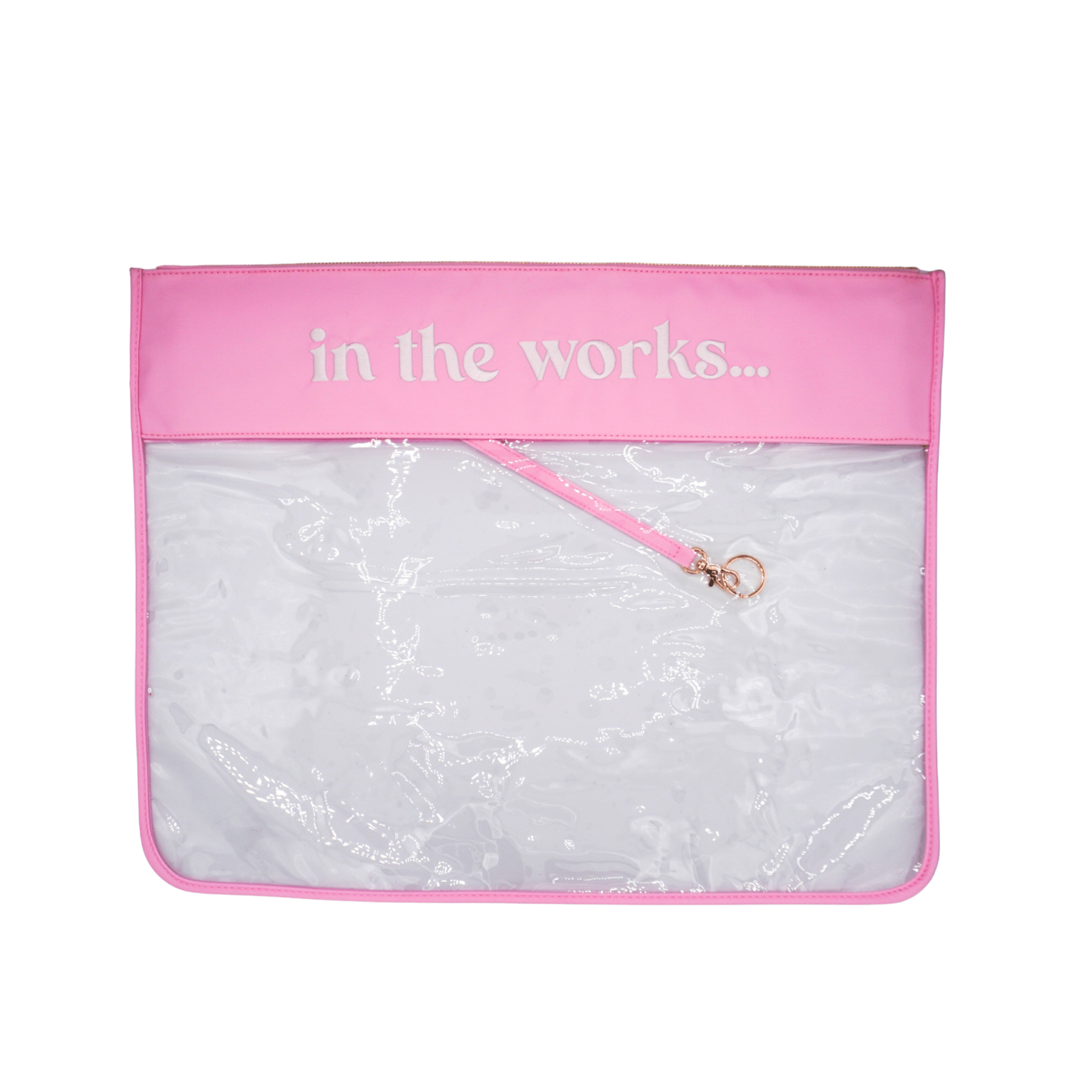 Extra Large In The Works Project Bag | Bubblegum - The Pink Pineapple 850