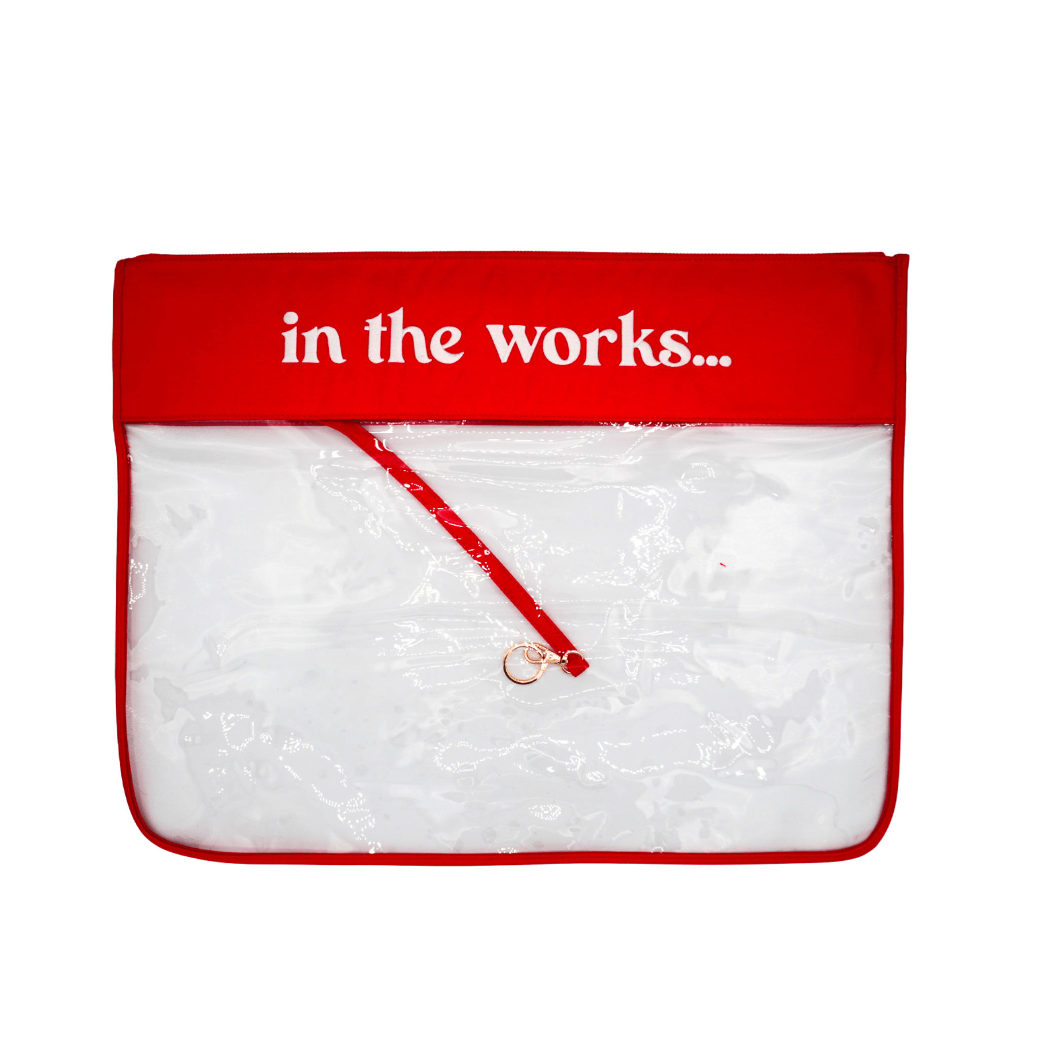 Extra Large In The Works Project Bag | Cherry - The Pink Pineapple 850