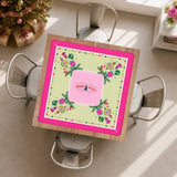 Very Merry Pink Christmas Mahj Mahjong Mat