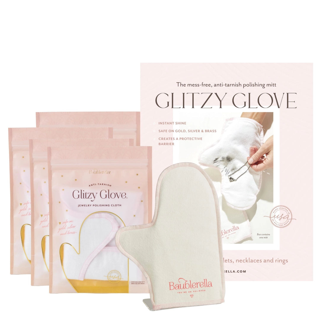 Glitzy Glove Jewelry Cloth