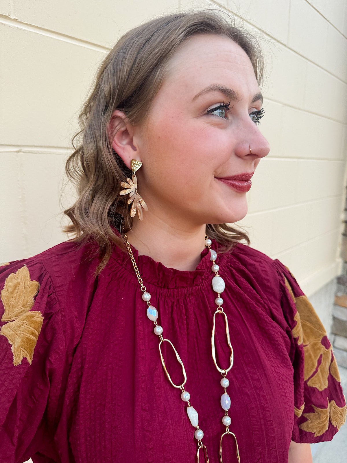 Fall Francesca Drops in Bronze - The Pink Pineapple 850