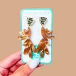 Fall Francesca Drops in Bronze - The Pink Pineapple 850