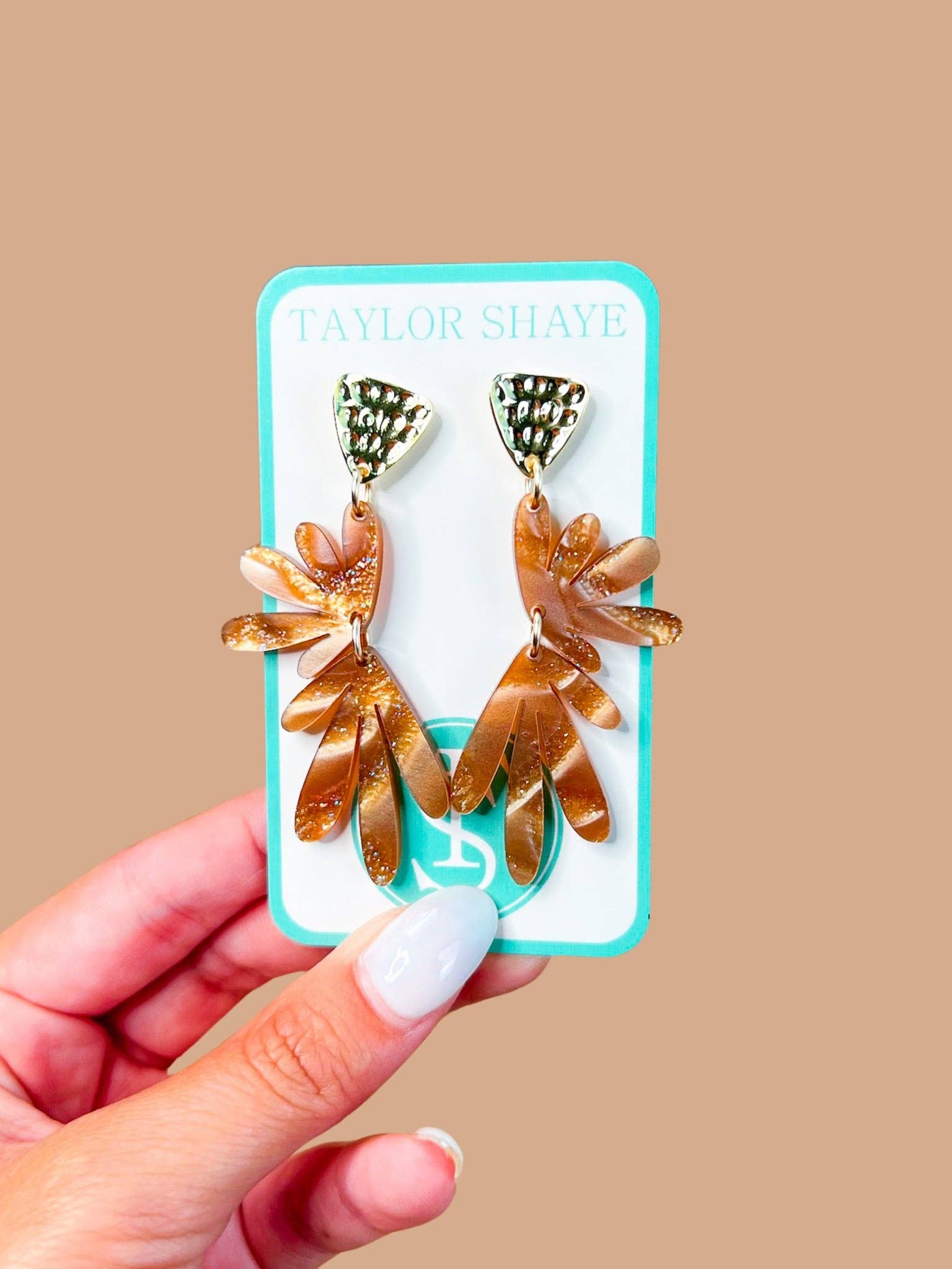 Fall Francesca Drops in Bronze - The Pink Pineapple 850