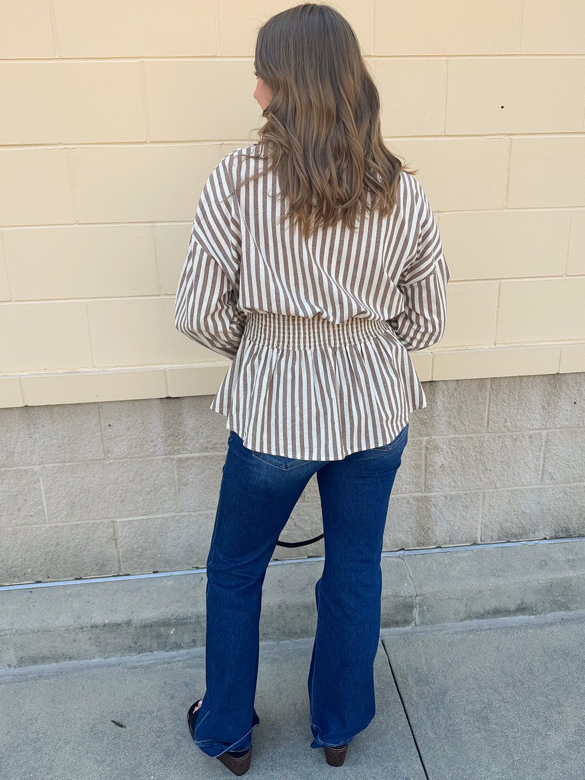 Fall in Line Blouse - The Pink Pineapple 850